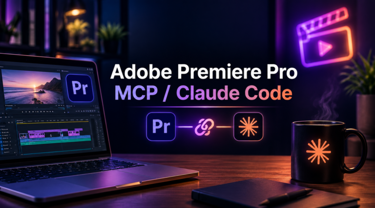 Adobe Premiere Pro conectado con MCP y Claude Code para automatizar flujos de edición de video mediante inteligencia artificial.